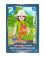 Carte Playmobil - 2021 - N°057 - Fruit et légumes (Hologramme)