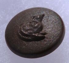 Bouton ancien Chasse Vénerie Équipage Rallye LOUP ORIGINAL France PM 15 mm SUP
