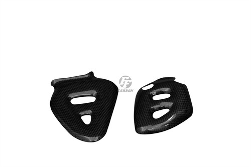 Platines repose pieds carbone - platines, repose-pieds