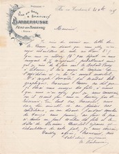 02 AISNE FERE EN TARDENOIS, negociant, Barberousse M 1914 vins, spiritueux