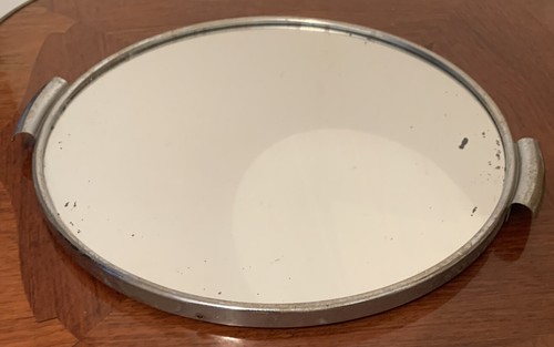 Plateau service miroir art - plateau,