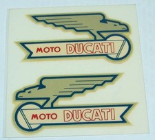 Coppia De Calcomanies À Sec Sec Logo DUCATI 48 SPORT AD880107