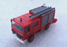 1/87  FOURGON POMPIERS RENAULT TUYAUX BLANCS    BEL ETAT SANS BOITE