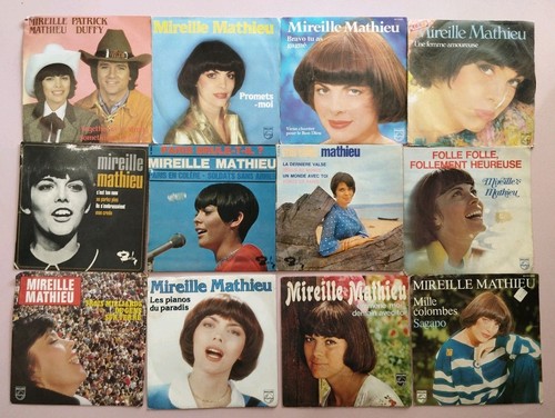 Lot vinyles 45t mireille - 32,