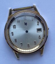QUASI NEUF BOITIER + CADRAN PLAQUE OR MONTRE LIP MÉCANIQUE R571 NOS @ LIP CASE