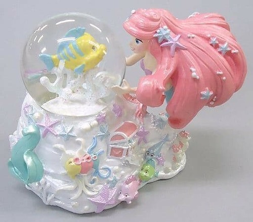 Ariel flounder snow globe - flounder,