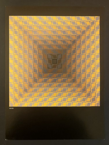 Victor vasarely offset 1978 - vasarely, de