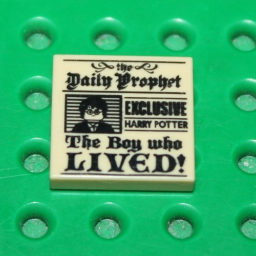 Lego harry potter tan - potter, tile