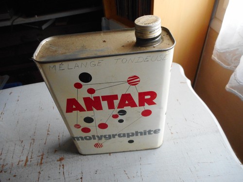 Ancien bidon huile litres - ancien, 2