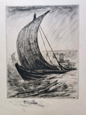 Le Pèlerin des sept Saints de Bretagne Gravures  JEAN FRÉLAUT + dessin au crayon
