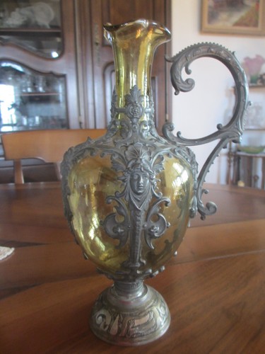 Carafe sertie étain - sertie, d'étain