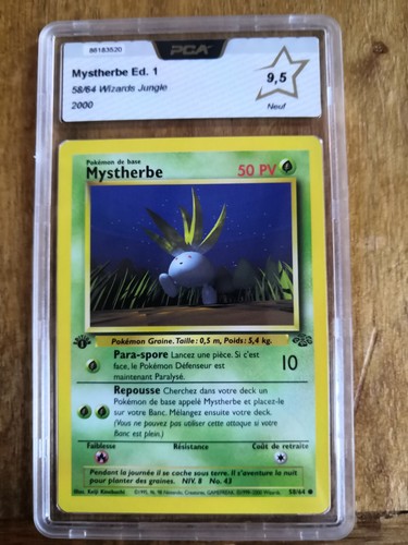 Carte pokémon mystherbe 1ère - pokémon,