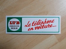 Rare autocollant vintage LTB