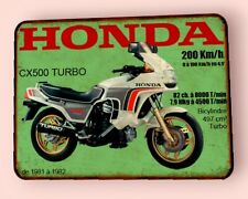 plaque métal vintage Honda