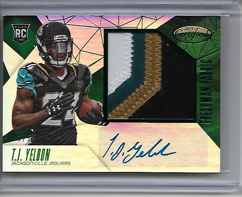 2015 panini certfied j - 2015, t.j