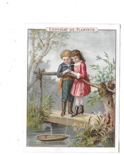 ancien chromo publicitaire