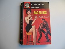 Livre ancien Espionnage Sac au dos Paul S. Nouvel 1963 , 5 photos