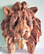 Tête de lion céramique