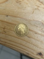 ITALIE 20 LIRES OR UMBERTO 1er