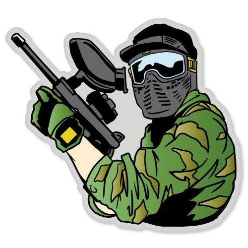 Paintball sniper car - paintball,