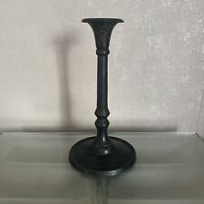 Ancien Bougeoir ou Chandelier en Métal de Couleurs Noire