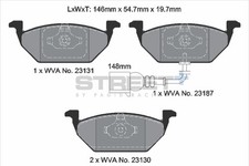 Plaquettes de frein VW GOLF V