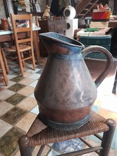 Ancien Broc De Chai En Cuivre