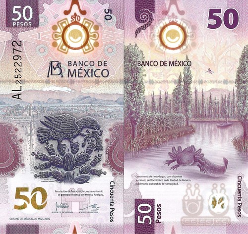 Mexico pesos 2022 133b - pesos, p-133b(2)