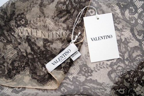Valentino étole 100 soie - valentino, 100%