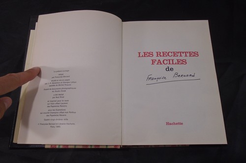 Livre cuisine françoise - livre,
