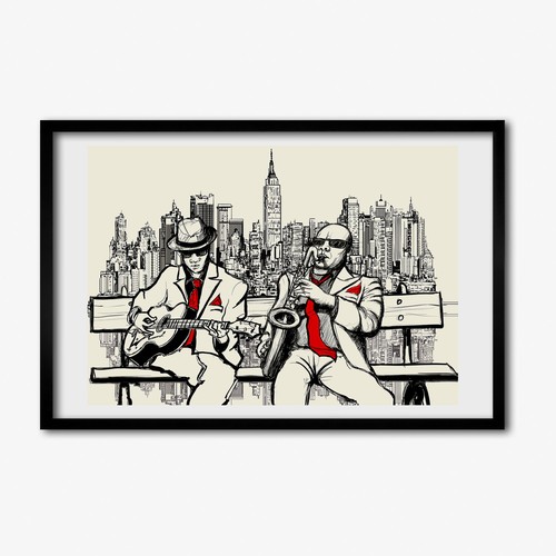 Tulup photo 60x40cm cadre - photo,
