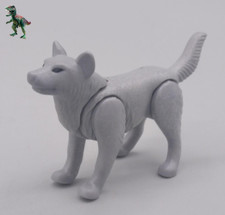 Playmobil figurine loup gris-chasseur indien-camp amérindien-chiot