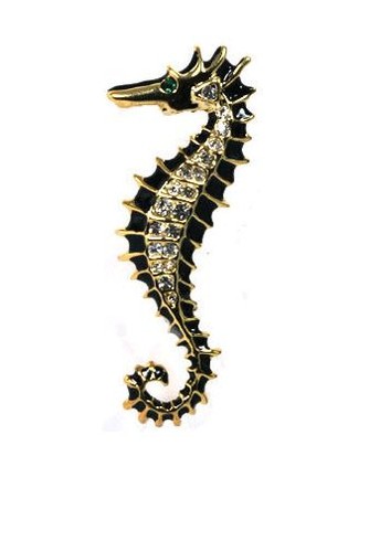 Broche forme hippocampe - en,