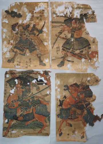 Ancienne estampe japonaise sur