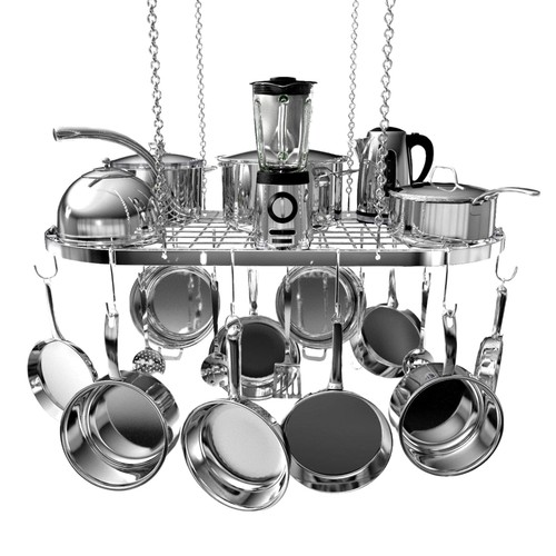 Hanging pot rack pans - hanging,