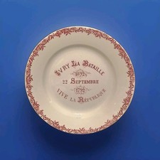 Rare Assiette Commémorative
