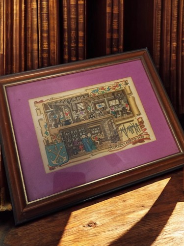 Tableau enluminure médiévale