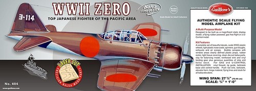 Mitsubishi zero guillow - mitsubishi,