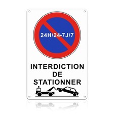 30 * 20CM Panneau Interdiction