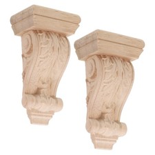  Lot de 2 consoles en bois