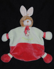 🍀Doudou Lapin Plat NOUNOURS
