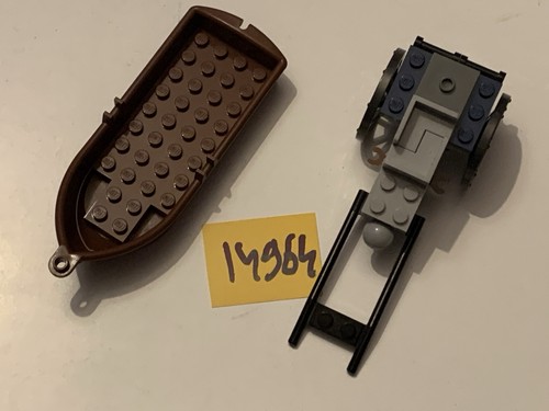 Barque marron lego avec - avec, pieces