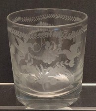BEAU VERRE DE MARIAGE GRAVE