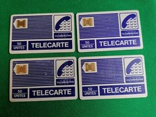 Lot 4 cartes téléphonique