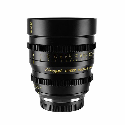 Zhongyi cine lens 35mm 0 - lens, t1.0