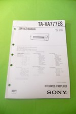 Manuel De Service Pour Sony