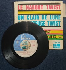 KOKO Claude FRANÇOIS LE NABOUT TWIST EP Fontana 460.109 Original 1962 RARE
