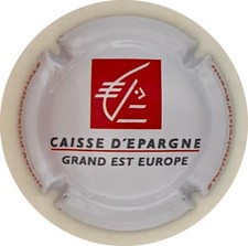 Capsule de champagne commemo Caisse d'épargne territoire d'avenir