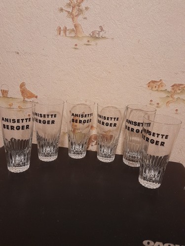 Verres vintage anisette - verres,