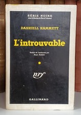 EO 1950 Dashiell Hammett L'introuvable Série Noire NRF Gallimard n°68